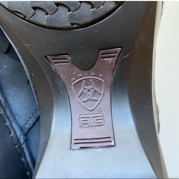 BLUE CLOGS - Ariat Ashbourne Briar Woven Leather - Picture 7 of 8